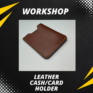 Workshop | Makers Central 2025 - Leather Cash/Card Holder with Diamond Awl - Saturday 17th May 10.30am