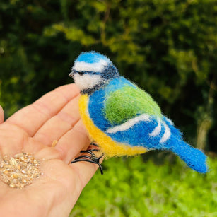 Workshop | Creative Craft Show / The Stitch Show: Exeter - Autumn 2024 | NEEDLE FELTED BLUE TIT with Steffi Stern, The Makerss - Thursday 26th September 2024 9.45am