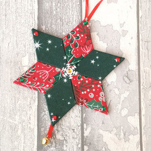 Workshop | The Creative Craft Show/Sewing For Pleasure Winter/Simply Christmas/Birmingham /Autumn/2025 | CARTONNAGE FABRIC STAR DECORATION with Abie Arnold, Hive of Craftivity - Sunday 2nd November 2025- 1.30pm