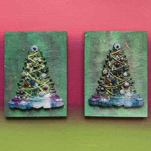 Workshop | The Creative Craft Show / Sewing For Pleasure Winter/Simply Christmas/Birmingham/Autumn/2025 | DECORATIVE FESTIVE WALL ART with Carl Lesh & Tony Heron – Thursday 30th October 2025 – 15.00pm