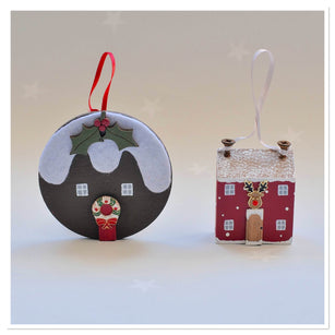 Workshop | The Creative Craft Show/Sewing For Pleasure Winter/Simply Christmas/Birmingham /Autumn/2026 | CHRISTMAS PUDDING AND SNOWY COTTAGE DECORATIONS with Louise Whiteley, Tilly’s Cottages - Thursday 5th November 2.45pm
