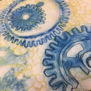 Workshop | The Creative Craft Show/The Scottish Quilting Show: Glasgow Spring 2026 | HOW TO USE COLLAGRAPH PLATE ON FABRIC with Samantha Townsend - Thursday 5th March 2026 - 12.00pm