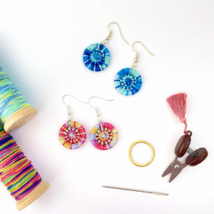 Workshop | The Creative Craft Show/The Scottish Quilting Show: Glasgow Spring 2026 | DORSET BUTTON CARTWHEEL EARRINGS with Gini Armitage, Gini’s Dorset Buttons - Friday 6th March 2026 - 1.15pm