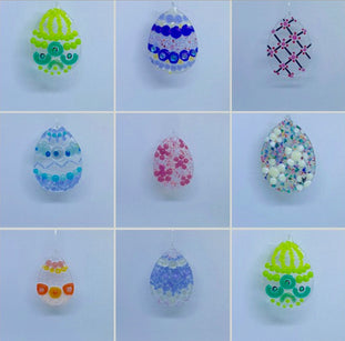 Workshop | The Creative Craft Show/The Scottish Quilting Show: Glasgow Spring 2025 | ELEGANT FUSED GLASS EGGS with Julie Bowden, Kiln Time - Thursday 6th March 2025 - 12.15pm