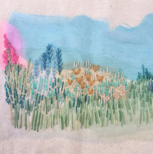 Workshop | The Creative Craft Show/Sewing For Pleasure Winter/Simply Christmas/Birmingham /Autumn/2026 | EMBROIDERED ORGANZA WILDFLOWERS with Donna Davies, Make Your Own Happy Thursday 5th November 13.30pm