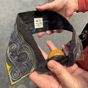Workshop | The Creative Craft Show/Sewing For Pleasure Winter/Simply Christmas/Birmingham /Autumn/2026 | BEAUTIFUL FREE MACHINE ART COLLAR with Cat Nash - Sunday 8th November 10.15am