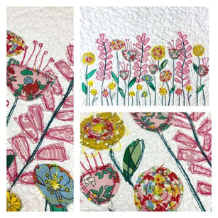 Workshop | Creative Craft Show / The Stitch Show: Exeter - Autumn 2024 | FREE MOTION CUSHION COVER with Kerrie Padmore, Living in Loveliness - Saturday 28th September 2024 - 14.45pm