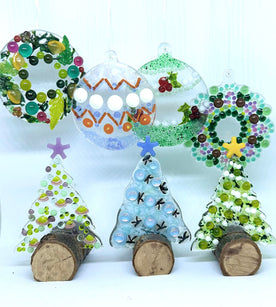 Workshop | The Creative Craft Show/Simply Christmas: Glasgow Autumn 2026 | FANTASTIC FESTIVE GLASS FUSING FUN with Julie Bowden, KilnTime - Thursday 22nd October 2026 - 10.15am