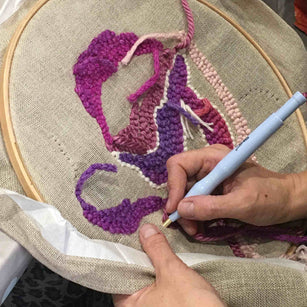 Workshop | The Creative Craft Show/Sewing For Pleasure Winter/Simply Christmas/Birmingham /Autumn/2026 | INTRODUCTION TO PUNCH NEEDLE with Kim Searle, Darn It! Workshops - Saturday 7th November 9.45am