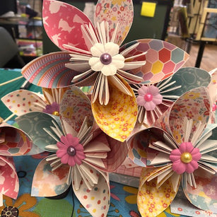 Workshop | Creative Craft Show / The Stitch Show: Exeter - Autumn 2024 |  KUSUDAMA PAPER FLOWERS with Sonya Ellis, Exeter Craft Hub - Friday 27th September 2024 - 13.30pm