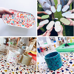 Workshop | The Creative Craft Show / Sewing for Pleasure WINTER / Simply Christmas / Birmingham / Autumn/2026 | HALF DAY CRAFT ACADEMY MASTERCLASS - TERRAZZO COLOUR WORKSHOP with Laura Pack, Dottie & Olive  – Thursday 5th November 2026 – 9.30am