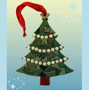 Workshop | The Creative Craft Show/Sewing For Pleasure Winter/Simply Christmas/Birmingham /Autumn/2026 | MOSAIC CHRISTMAS TREE with Anne Tyson - Friday 6th November 1.45pm