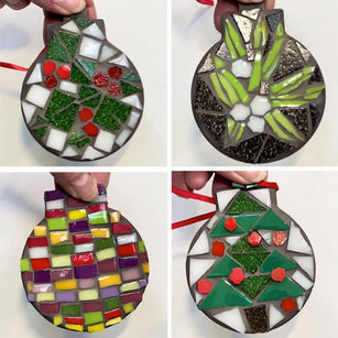Workshop | Creative Craft Show/ The Stitching Show / Simply Christmas: Glasgow - Autumn 2025 | MOSAIC CHRISTMAS BAUBLE DECORATIONS with Sara Melville - Friday 24th October 2025 - 12.15pm