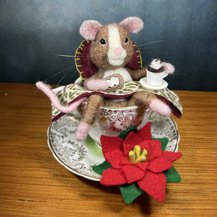 Workshop | The Creative Craft Show / Sewing for Pleasure WINTER / Simply Christmas / Birmingham / Autumn/2026 | HALF DAY CRAFT ACADEMY MASTERCLASS - MOUSE IN A TEACUP with Gemma Powell, Stanley and the Bear  – Friday 6th November 2026 – 9.30am
