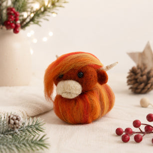Workshop | The Creative Craft Show/Sewing For Pleasure Winter/Simply Christmas/Birmingham /Autumn/2026 | NEEDLE FELTED GINGER HIGHLAND COW with Steffi Stern, The Makerss - Sunday 8th November 09.45am