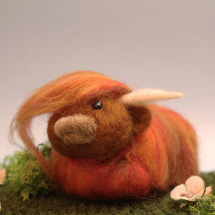 Workshop | Creative Craft and The Stitching Show: Farnborough - Autumn 2026 | NEEDLE FELTED HIGHLAND COO with Steffi Stern, The Makerss - Thursday 10th September 2026 - 1.15pm