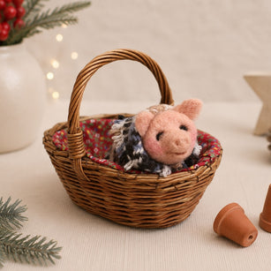 Workshop | The Creative Craft Show/Sewing For Pleasure Winter/Simply Christmas/Birmingham /Autumn/2026 | NEEDLE FELTED PIG IN BLANKET with Steffi Stern, The Makerss - Saturday 7th November 14.45pm
