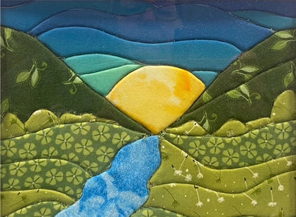 Workshop | Creative Craft and The Stitching Show: Farnborough - Autumn 2025 | NO SEW FABRIC PICTURES with Karen Crook - Friday 5th September 2025 - 10.15am