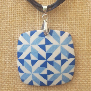 Workshop | Creative Craft and The Stitching Show: Farnborough - Autumn 2025 | PATCHWORK PENDANT IN POLYMER CLAY with Angela Smith  - Saturday 6th September 2025 - 10.30am