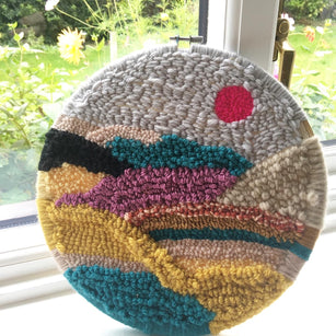 Workshop | The Creative Craft Show/Sewing For Pleasure Winter/Simply Christmas/Birmingham /Autumn/2026 | PUNCH NEEDLE MINI LANDSCAPE with Kim Searle, Darn It! Workshops Friday 6th November 10.00am