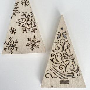 Workshop | The Creative Craft Show/Sewing For Pleasure Winter/Simply Christmas/Birmingham /Autumn/2026 | Pyrography Christmas Tree with Hannah Harrison - Saturday 7th November 11.00am