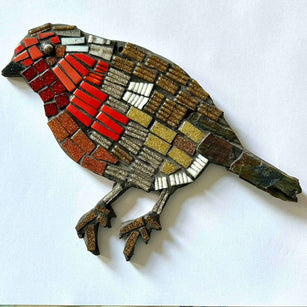 Workshop | The Creative Craft Show/Simply Christmas: Glasgow Autumn 2026 | MOSAIC ROBIN PLAQUE with Sara Melville - Friday 23rd October 2026 - 1.45pm