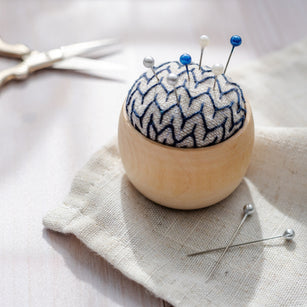 Workshop | The Creative Craft Show / Sewing for Pleasure / Fashion & Embroidery, Birmingham NEC - Spring 2026 | SASHIKO PINCUSHION with Donna Davies - Friday 13th March 2026 - 2.45pm