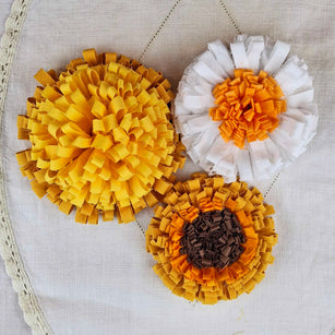 Workshop | The Creative Craft Show / Sewing for Pleasure / Fashion & Embroidery, Birmingham NEC - Spring 2026 | SHABBY ROSETTES with Kate Crossley – Friday 13th March 2026 13.15pm