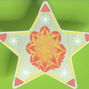 Workshop | Creative Craft Show/ The Stitching Show / Simply Christmas: Glasgow - Autumn 2025 | GORGEOUS SILK PAINTED FESTIVE STARS with Moira McLennaghan - Saturday 25th October 2025 - 14.15pm