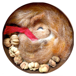 Workshop | Creative Craft and The Stitching Show: Farnborough - Autumn 2025 | SLEEPING SQUIRREL NEEDLE FELTING WORKSHOP with Liberty Goodswen - Saturday 6th September 2025 - 12.00pm