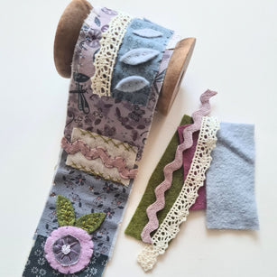 Workshop | The Creative Craft Show/Sewing For Pleasure Winter/Simply Christmas/Birmingham /Autumn/2026 | SLOW STITCH SCROLL with Donna Davies, Make Your Own Happy Sunday 8th November 14.45pm