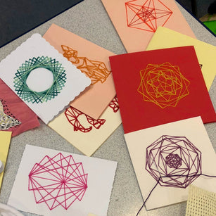 Workshop | The Creative Craft Show/Sewing For Pleasure Winter/Simply Christmas/Birmingham /Autumn/2026 | STITCHED CARDS with Kim Searle, Darn It! Workshops Friday 6th November 12.00pm
