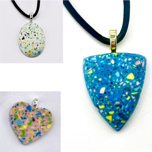 Workshop | The Creative Craft Show/Simply Christmas: Glasgow Autumn 2026 | TERRAZZO JESMONITE JEWELLERY with Tracey Spurgin - Friday 23rd October 2026 - 11.45am