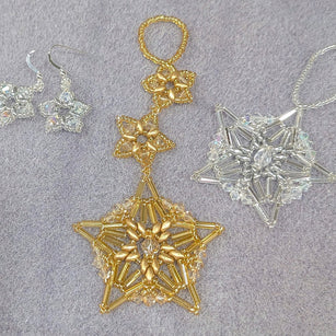 Workshop | Creative Craft Show/ The Stitching Show / Simply Christmas: Glasgow - Autumn 2025  |  TWINKLE, TWINKLE BEADED STARS with Mairi Carlton – Beadworkers Guild - Saturday 25th October 2025 - 11.45am
