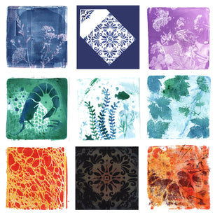 Workshop |  The Creative Craft Show: Birmingham - Summer 2023 | Friday 23rd June 10.15 - MONOPRINTING USING GEL PLATES - Hannah Blowes – Submerge Art
